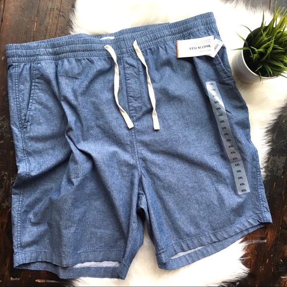 Old Navy Other - OLD NAVY Chambray Blue Built In Flex Shorts XXL
